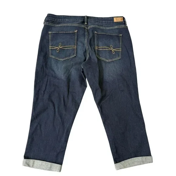 Levi’s Denizen modern crop womens jeans size 16 - Picture 2 of 7